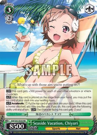 Seaside Vacation, Chiyuri (AW/S43-E030 RR) - Accel World -Infinite Burst-