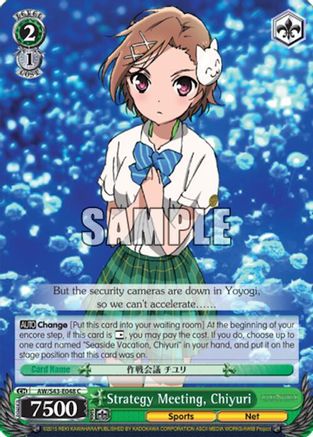 Strategy Meeting, Chiyuri (AW/S43-E048	C) - Accel World -Infinite Burst-