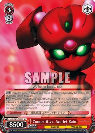 Competitive, Scarlet Rain (SR) (AW/S43-E061S SR) - Accel World -Infinite Burst-