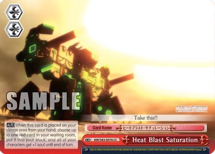 Heat Blast Saturation (AW/S43-E076 CC) - Accel World -Infinite Burst-