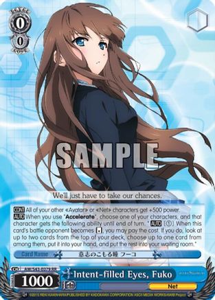 Intent-filled Eyes, Fuko (AW/S43-E079 RR) - Accel World -Infinite Burst-