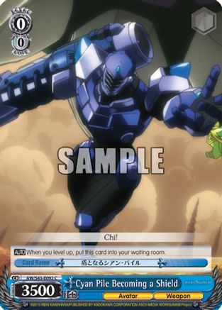Cyan Pile Becoming a Shield (AW/S43-E092 C) - Accel World -Infinite Burst-