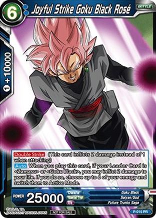 Joyful Strike Goku Black Rose (Foil Version) (P-015) - Promotion Cards