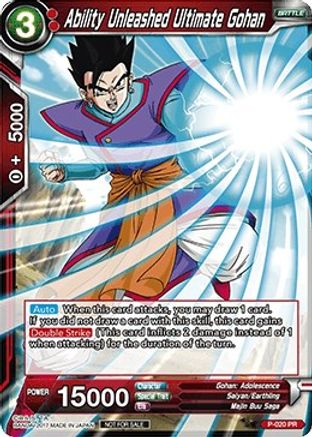 Ability Unleashed Ultimate Gohan (P-020) - Promotion Cards
