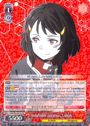 Immalleable Intentions, Lisbeth (SAO/S51-E051 RR) - Sword Art Online The Movie: -Ordinal Scale-