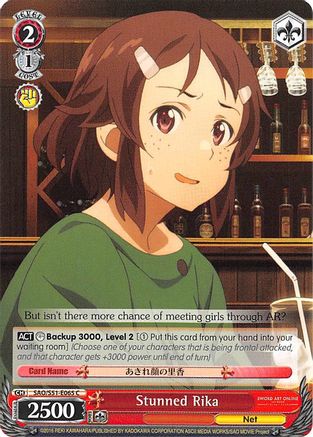 Stunned Rika (SAO/S51-E065 C) - Sword Art Online The Movie: -Ordinal Scale-