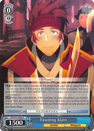 Fawning Klein (SAO/S51-E082 U) - Sword Art Online The Movie: -Ordinal Scale-