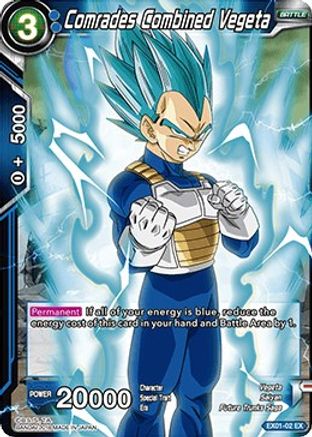 Comrades Combined Vegeta (EX01-02) - Expansion Deck Box Set 01 Mighty Heroes