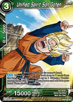 Unified Spirit Son Goten (Foil) (EX01-05) - Expansion Deck Box Set 01 Mighty Heroes