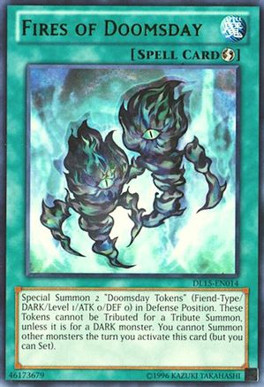 Fires of Doomsday (Green) (DL15-EN014) - Duelist League Promo Unlimited