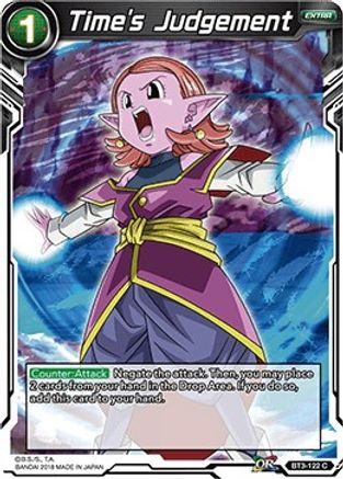 Time's Judgement (BT3-122) - Cross Worlds Foil