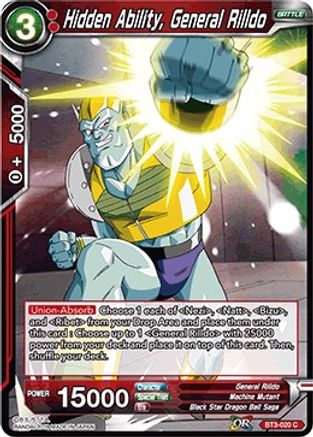 Hidden Ability, General Rilldo (BT3-020) - Cross Worlds Foil