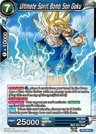 Ultimate Spirit Bomb Son Goku (BT3-034) - Cross Worlds