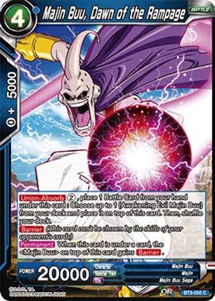 Majin Buu, Dawn of the Rampage (BT3-050) - Cross Worlds