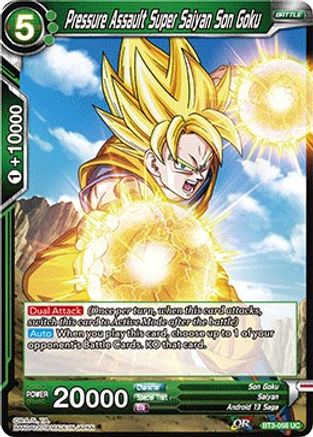 Pressure Assault Super Saiyan Son Goku (BT3-058) - Cross Worlds