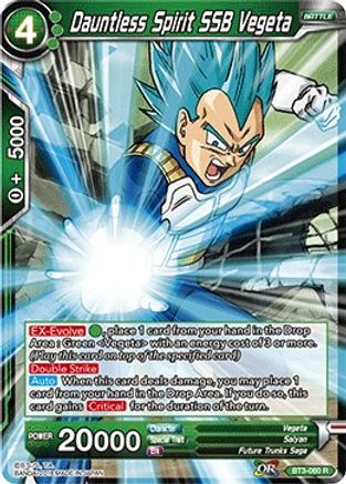 Dauntless Spirit SSB Vegeta (BT3-060) - Cross Worlds
