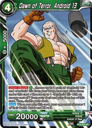 Dawn of Terror, Android 13 (2018) (BT3-070) - Cross Worlds