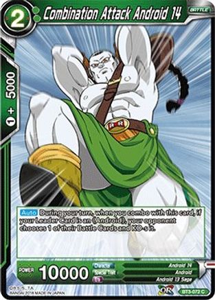 Combination Attack Android 14 (BT3-072) - Cross Worlds