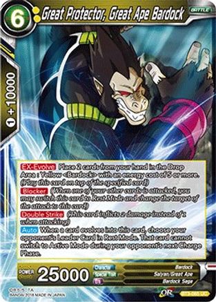 Great Protector, Great Ape Bardock (BT3-085) - Cross Worlds Foil