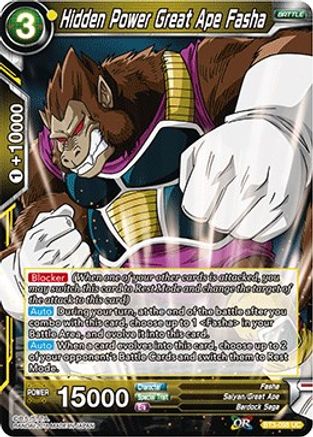 Hidden Power Great Ape Fasha (BT3-098) - Cross Worlds