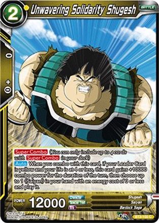 Unwavering Solidarity Shugesh (BT3-100) - Cross Worlds Foil