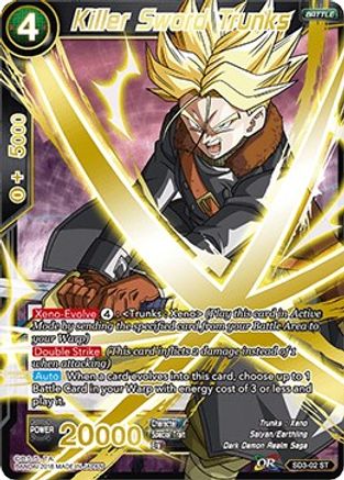 Killer Sword Trunks (SD3-02) - Cross Worlds