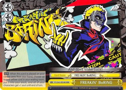 FREAKiN' BoRiNG (RRR) (P5/S45-E024R RRR) - Persona 5