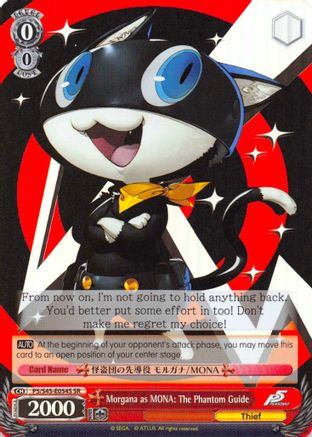 Morgana as MONA: The Phantom Guide (SR) (P5/S45-E054S SR) - Persona 5