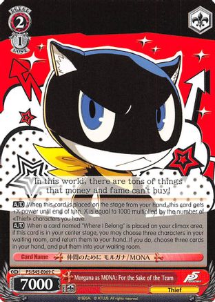Morgana as MONA: For the Sake of the Team (P5/S45-E069 C) - Persona 5