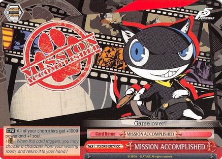 MISSION ACCOMPLISHED (P5/S45-E074 CC) - Persona 5