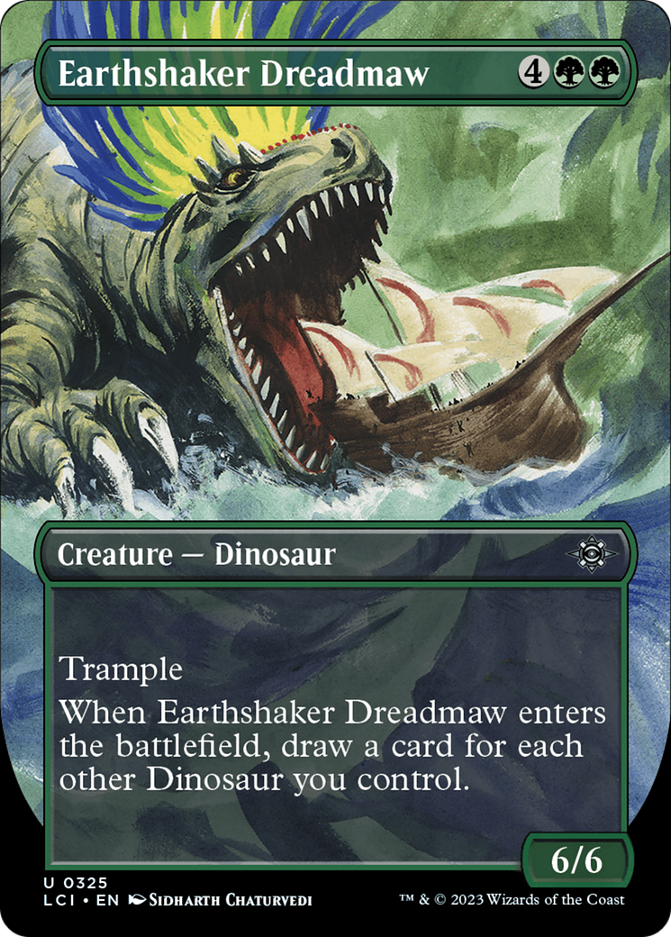 Earthshaker Dreadmaw (Borderless) (LCI-325) - The Lost Caverns of Ixalan (Borderless)