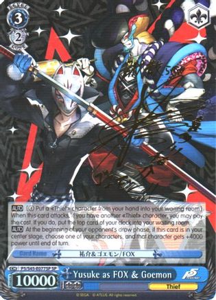Yusuke as FOX & Goemon (SP) (P5/S45-E077SP SP) - Persona 5