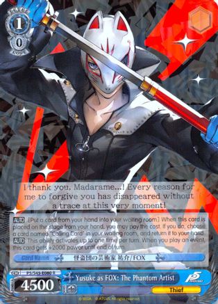 Yusuke as FOX: The Phantom Artist (P5/S45-E080 R) - Persona 5