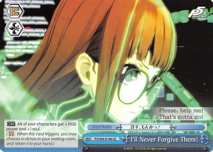 I'll Never Forgive Them! (P5/S45-E100 CC) - Persona 5