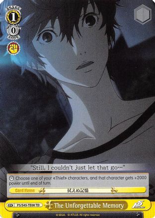 The Unforgettable Memory (P5/S45-TE08 TD) - Persona 5