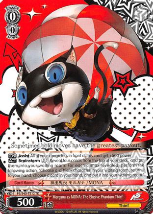 Morgana as MONA: The Elusive Phantom Thief (P5/S45-TE12 TD) - Persona 5