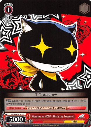 Morgana as MONA: That's the Treasure! (P5/S45-TE16 TD) - Persona 5
