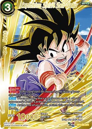 Explosive Spirit Son Goku (SPR) (BT3-088) - Cross Worlds