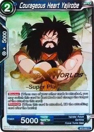 Courageous Heart Yajirobe (Super Player Stamped) (BT2-052) - Tournament Promotion Cards