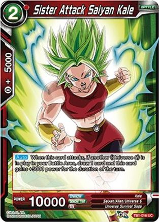 Sister Attack Saiyan Kale (TB1-016) - Tournament of Power Foil