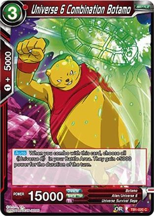 Universe 6 Combination Botamo (TB1-020) - Tournament of Power Foil
