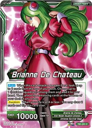 Brianne De Chateau // Ribrianne, Maiden of Anger (TB1-051) - Tournament of Power Foil