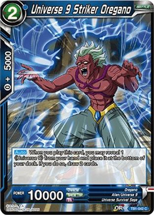 Universe 9 Striker Oregano (TB1-042) - Tournament of Power Foil
