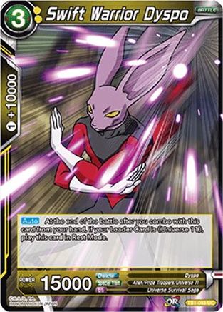 Swift Warrior Dyspo (TB1-083) - Tournament of Power Foil