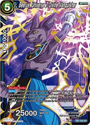 Beerus, Universe 7 Divine Vanquisher (TB1-030) - Tournament of Power