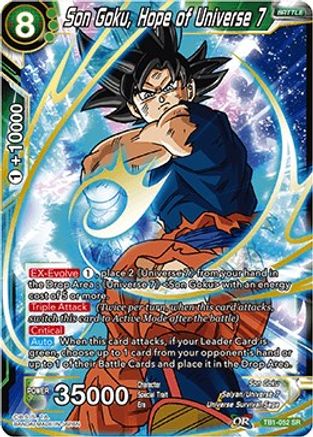 Son Goku, Hope of Universe 7 (TB1-052) - Tournament of Power