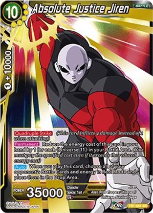 Absolute Justice Jiren (TB1-081) - Tournament of Power