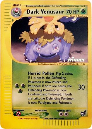 Dark Venusaur 007  Best of Promos - Promo
