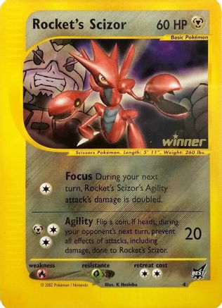 Rocket's Scizor 004  Best of Promos - Promo