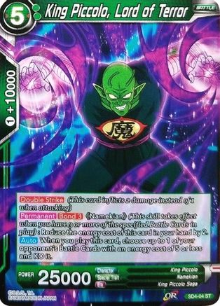 King Piccolo, Lord of Terror (SD4-04) - Colossal Warfare Foil